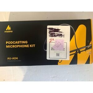 MAONO AU-A04 USB Microphone with AU-MH601 Studio Monitor Headphones Bundle